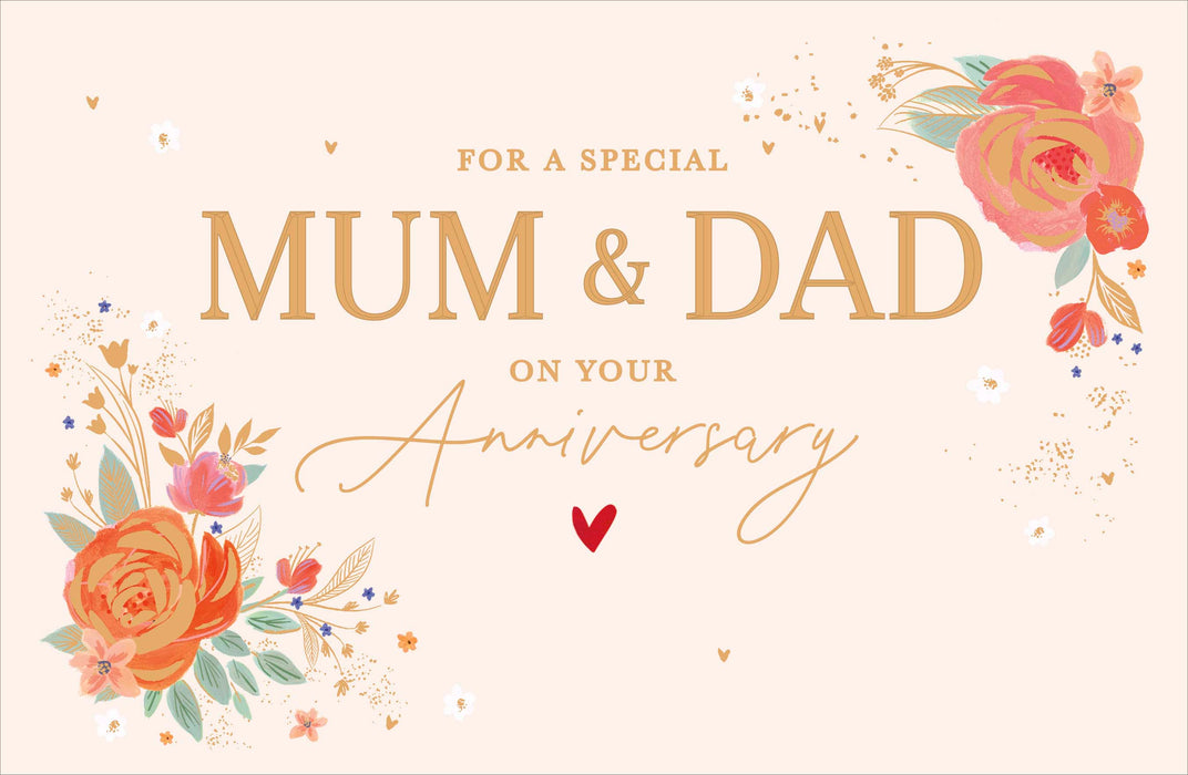 UKG 'For A Special Mum & Dad' Anniversary Card
