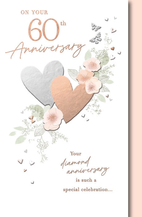 UKG 'On Your 60th Wedding Anniversary' Card