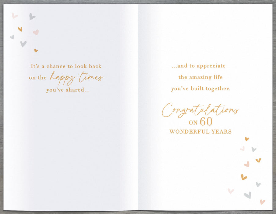 UKG 'On Your 60th Wedding Anniversary' Card