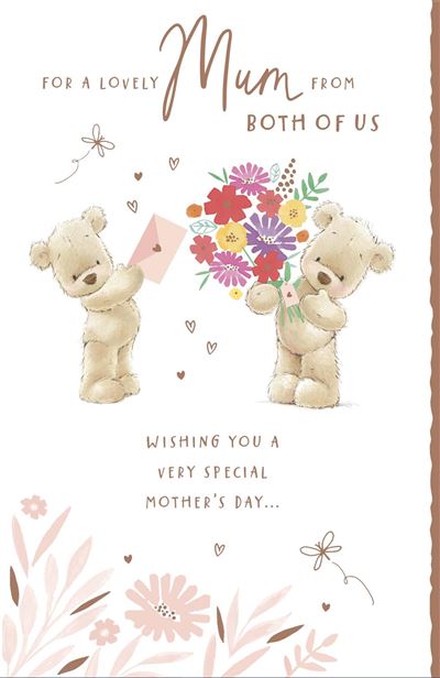 UKG 'For A Lovely Mum From Both Of Us' Mother's Day Card