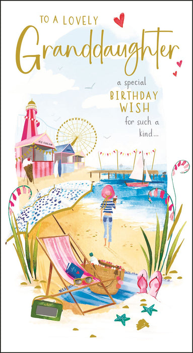 Jonny Javelin 'To A Lovely Granddaughter' Birthday Card