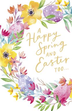 UKG 'A Happy Spring And Easter Too...' Easter Card