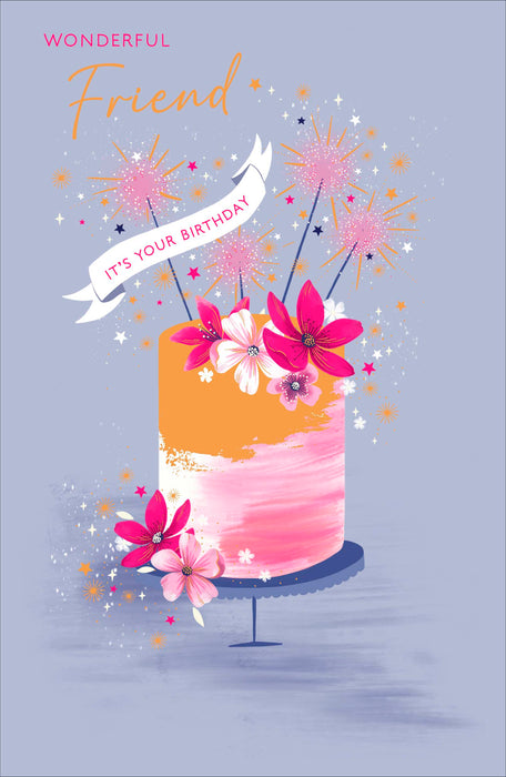 UKG 'Wonderful Friend It's Your Birthday' Card