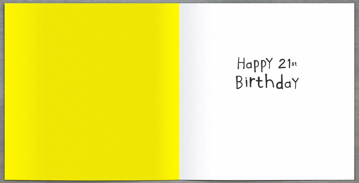 UKG 'Yay 21 Reasons To Party' Birthday Card