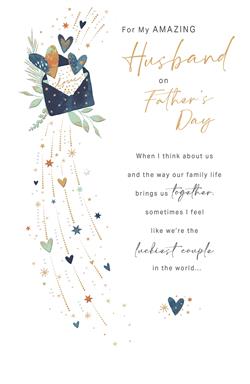 UKG 'To My Amazing Husband' Father's Day Card