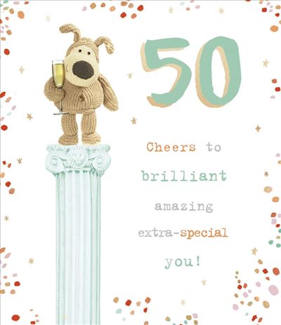 UKG '50 Cheers To Brilliant Amazing Extra Special You' Birthday Card