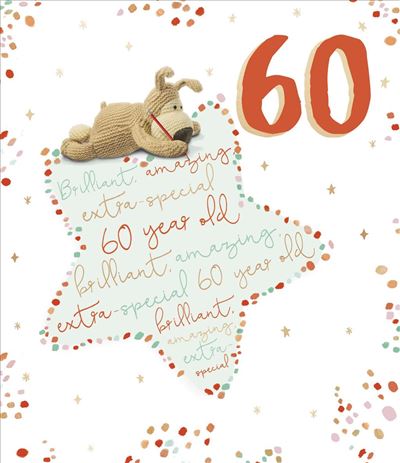 UKG '60 Year Old' Birthday Card