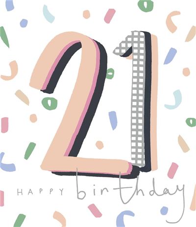 UKG '21' Birthday Card