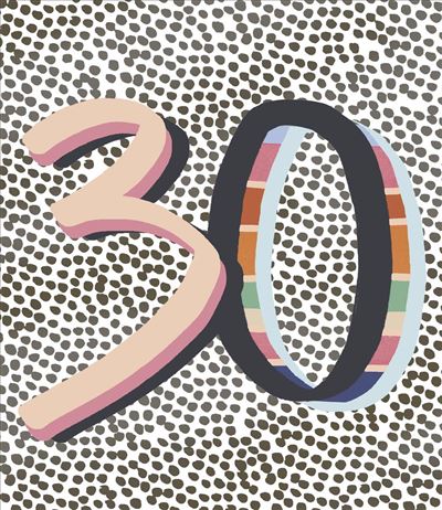 UKG '30' Birthday Card