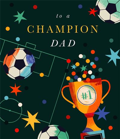 UKG 'To A Champion Dad' Father's Day Card