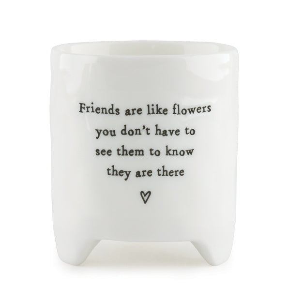 East of India Planter Friends Are Like Flowers