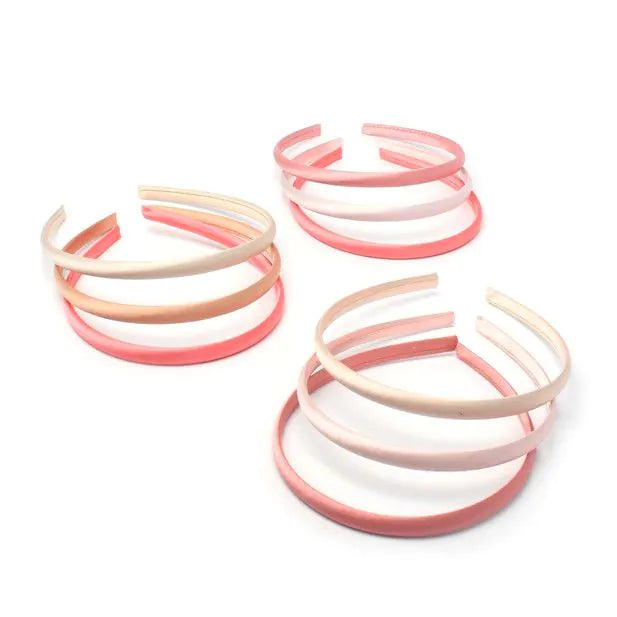 Molly & Rose 3 Satin Fabric Alicebands