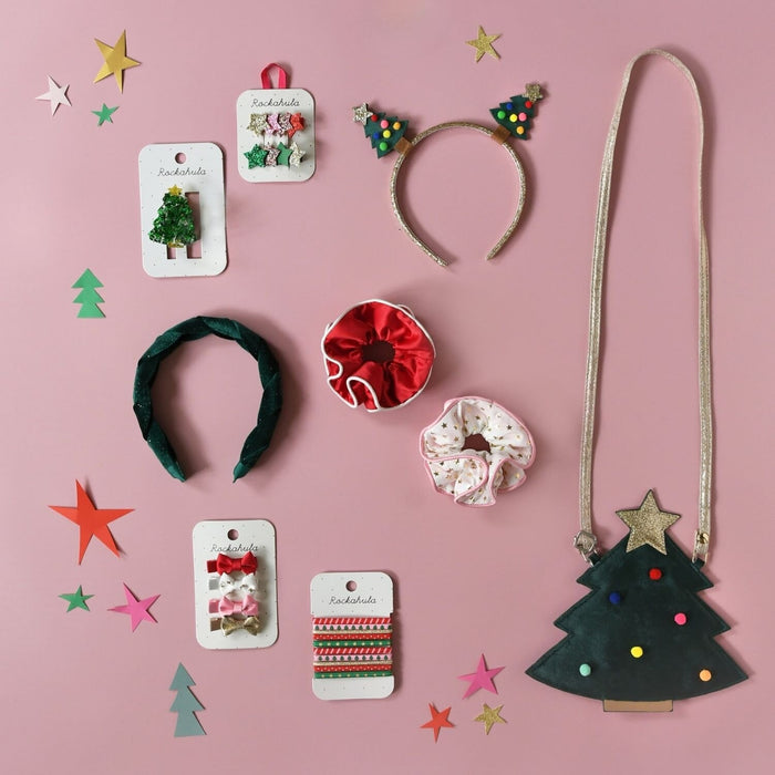 Rockahula Velvet Christmas Tree Headband