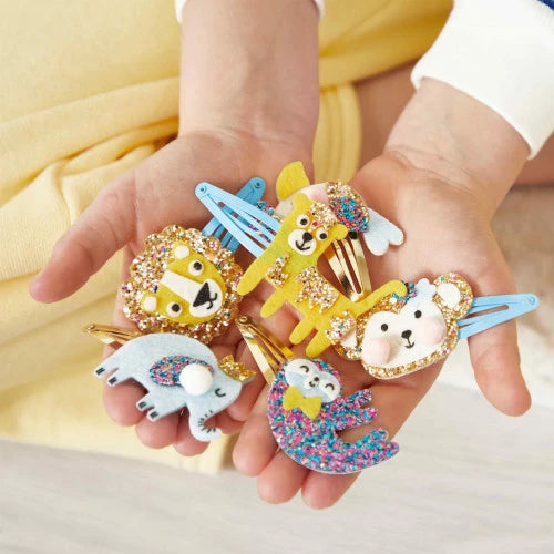 Janod Build And Create 6 Exotic Animals Hair Clips