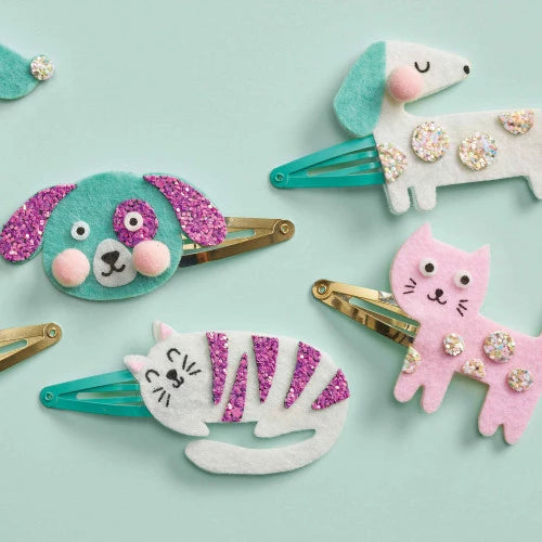 Janod Build And Create 6 Little Pets Hair Clips