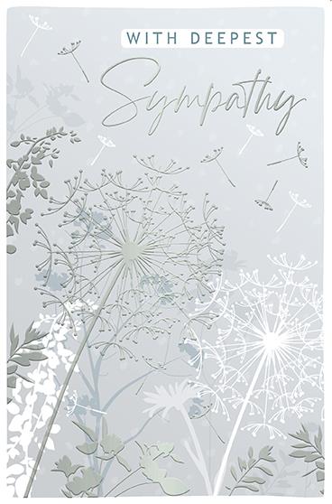 Words & Wishes 'With Deepest Sympathy' Sympathy Card