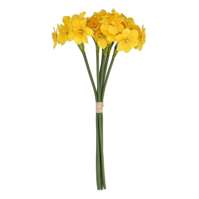 Gisela Graham Yellow Narcissus Tied Bunch