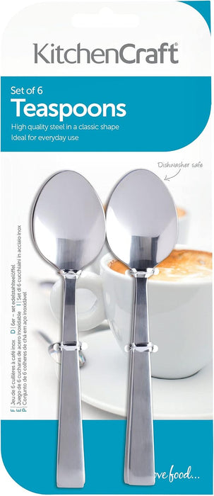 KitchenCraft Teaspoons Set Of 6