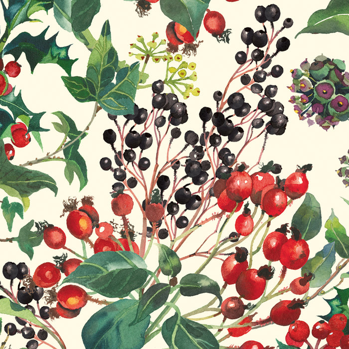 Woodmansterne Emma Bridgewater Winter Flowers Roll Wrap 3m