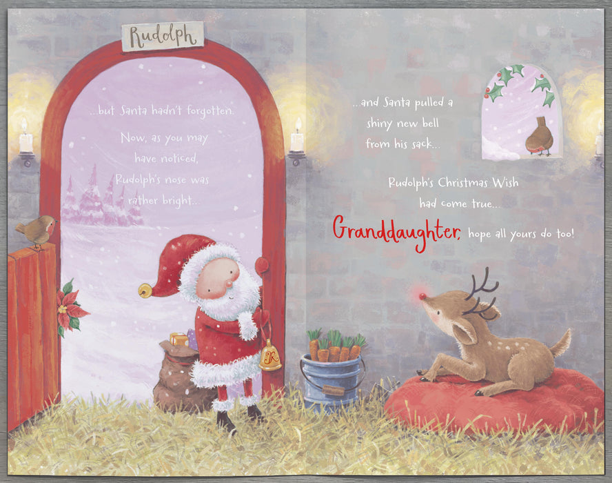 UKG 'Story Of Christmas Granddaughter' Christmas Card