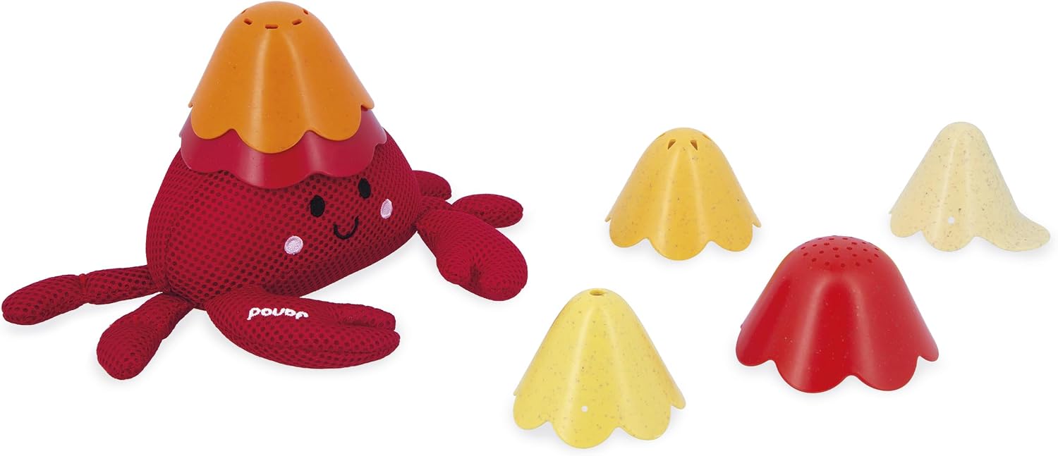Juratoys Janod Bernard And His Shell Bath Stacking Toy