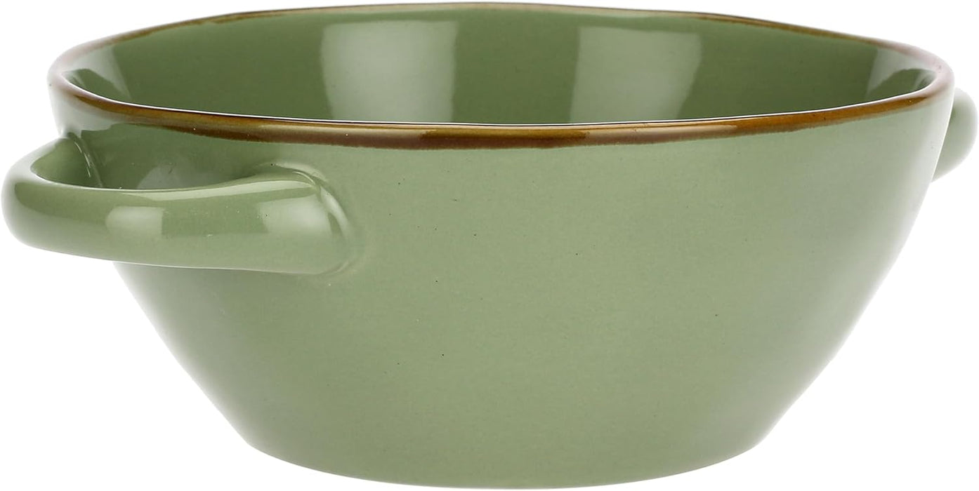 Lenet Concert Verde Soup Bowl With Handles