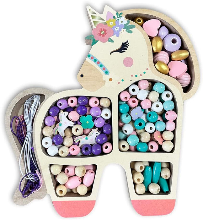 Les Perles Wooden Beads - Unicorn