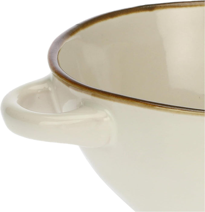 Lenet Concert Avorio Soup Bowl With Handles
