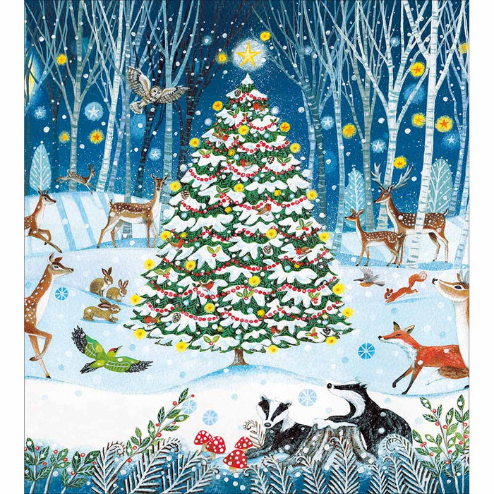 Woodmansterne Woodland Wonderland 5 Pack Christmas Cards
