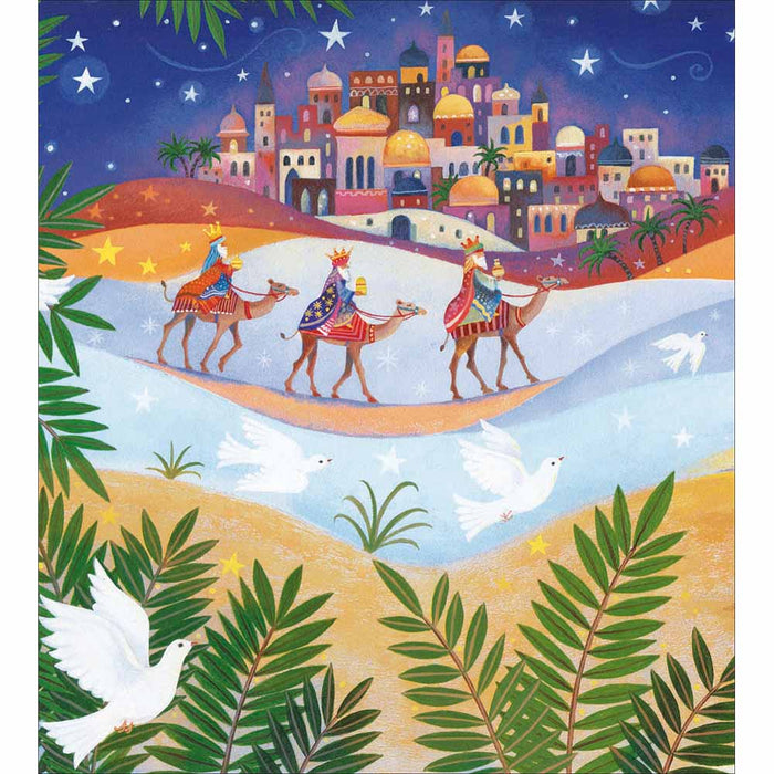 Woodmansterne The Three Wise Men 5 Pack Christmas Cards