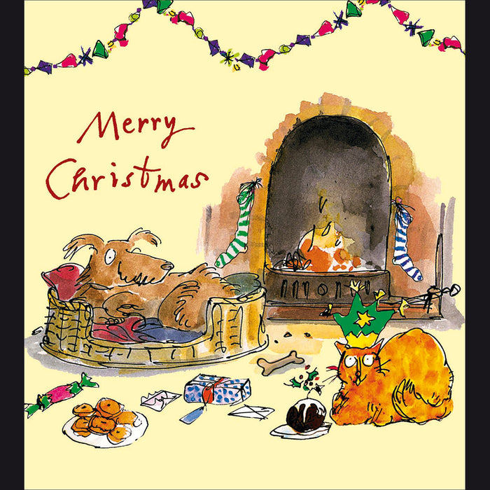 Woodmansterne Quentin Blake Pawesome 5 Pack Christmas Cards