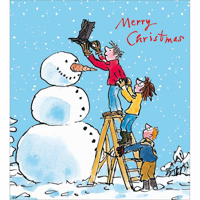 Woodmansterne Quentin Blake Frosty and Friends 5 Pack Christmas Cards
