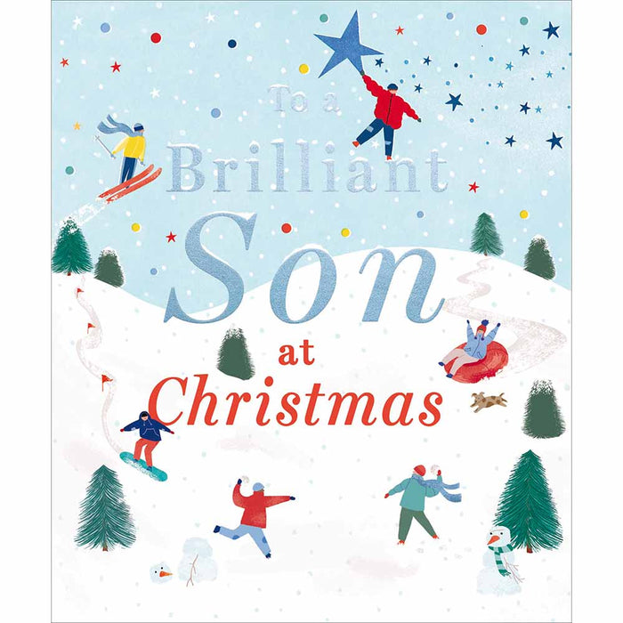 Woodmansterne Christmas Spirit Brilliant Son Christmas Card