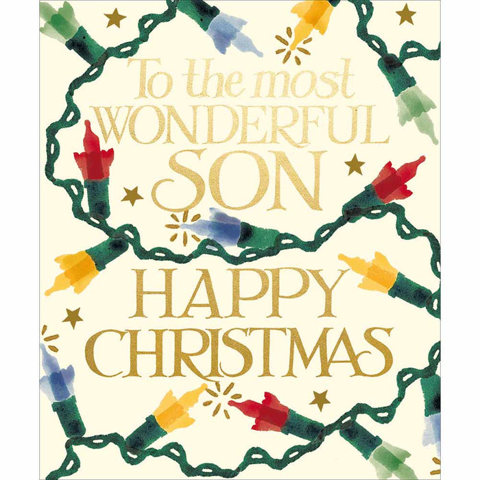 Woodmansterne Emma Bridgewater Light of My Life Wonderful Son Christmas Card