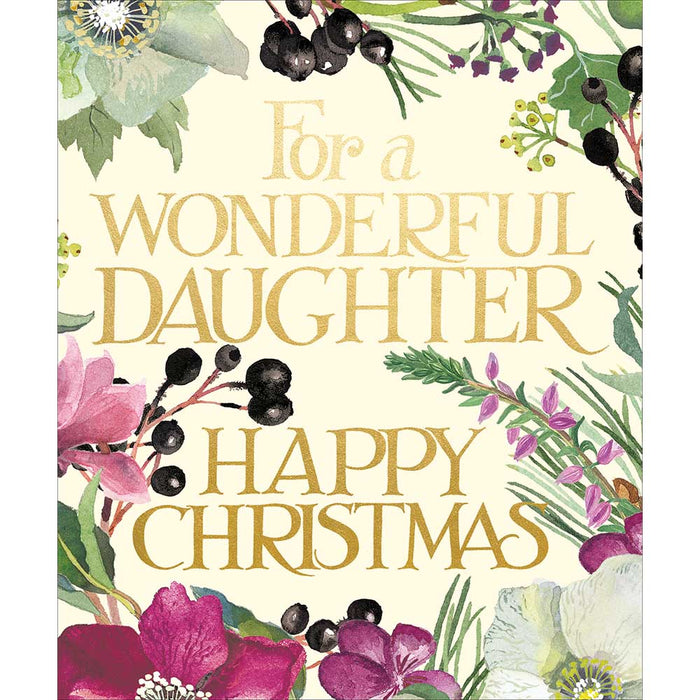 Woodmansterne Emma Bridgewater Beautiful Daughter Christmas Card