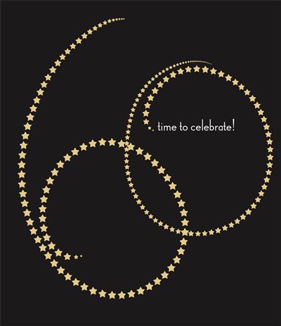 UKG '60 Time To Celebrate' Birthday Card