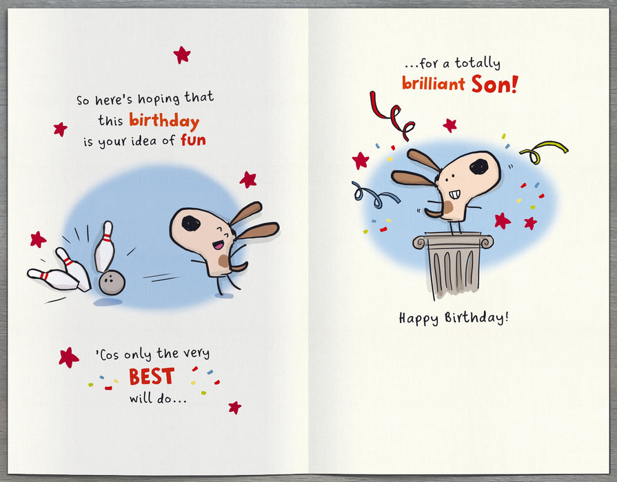 UKG 'Brilliant Son' Birthday Card