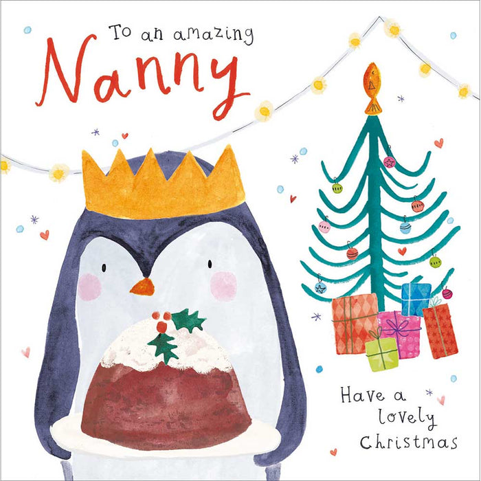 Woodmansterne Lovely Nanny Christmas Card