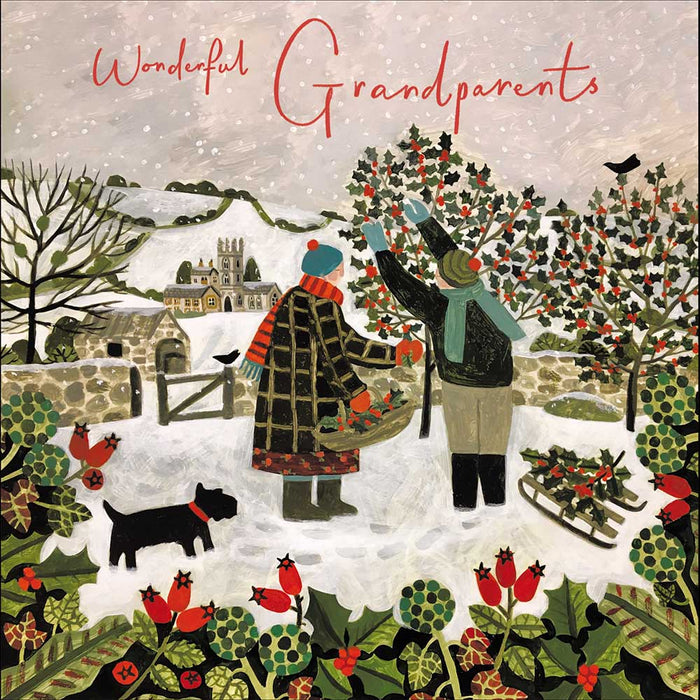 Woodmansterne The Loveliest Grandparents Christmas Card