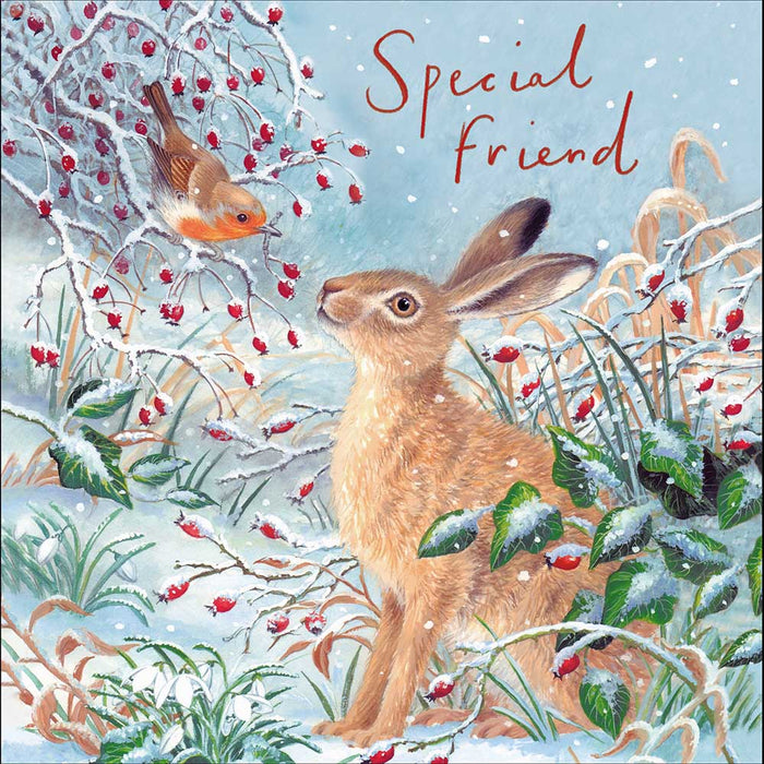 Woodmansterne The Greatest Gift is Friendship Special Friend Christmas Card