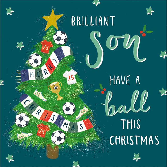 Woodmansterne Brilliant Son Christmas Card