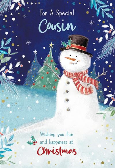Kingfisher 'For A Special Cousin' Christmas Card
