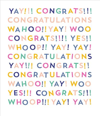 UKG 'Congratulations' Congratulations Card