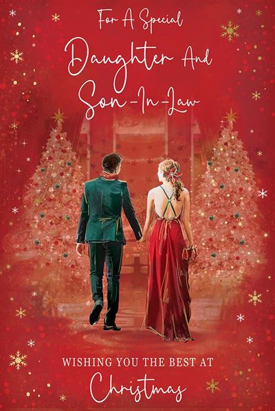 Kingfisher 'For A Special Daughter And Son-In-Law' Christmas Card