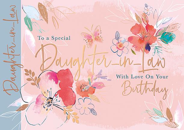 Words & Wishes 'To A Special Daughter-In-Law' Birthday Card