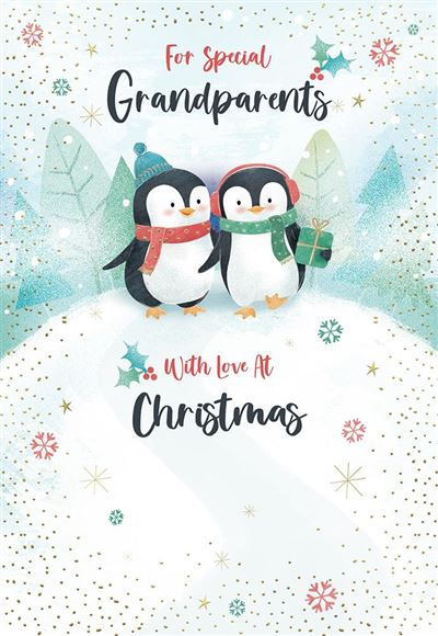 Kingfisher 'For Special Grandparents' Christmas Card