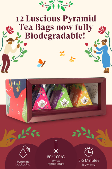 English Tea Shop Organic Classic Tea Collection 12 Sachets