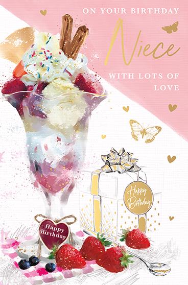 Words N Wishes 'On Your Birthday Niece' Birthday Card