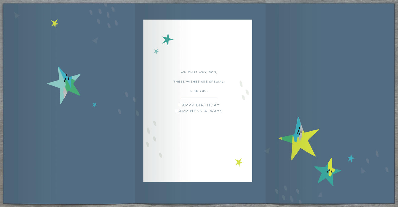 UKG 'Son Reach For A Star' Birthday Card