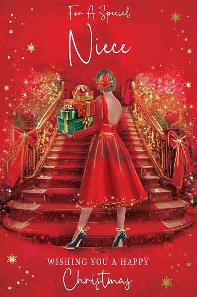 Kingfisher 'For A Special Niece' Christmas Card